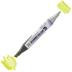 Zig Kurecolor Kc3000 Twin S Marker Kalem 124-125 Yellow Green