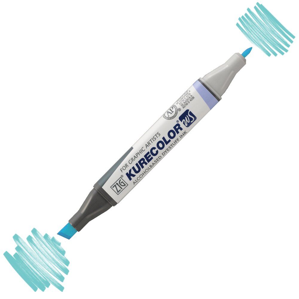 Zig Kurecolor Kc3000 Twin S Marker Kalem 302-303 Light Blue