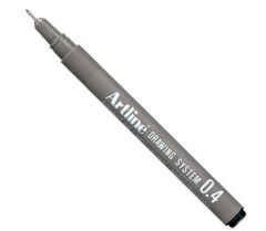 Artline Drawing System Teknik Çizim Kalemi Siyah 0.4