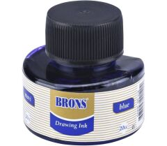Brons Çini Mürekkebi Mavi 20cc