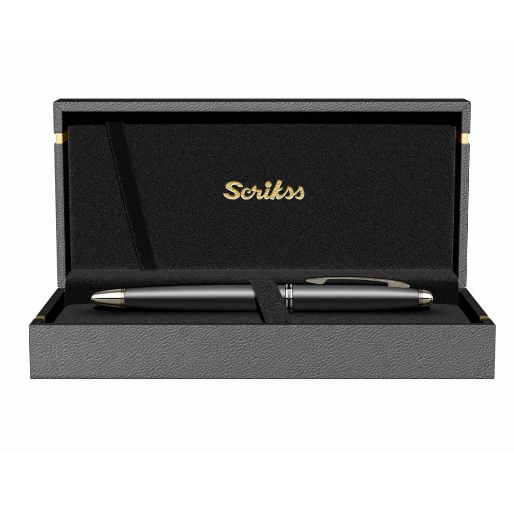 Scrikss 88 Dolma Kalem Mat Siyah Lüks Kutuda