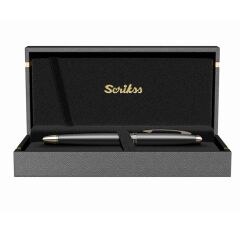 Scrikss 88 Dolma Kalem Mat Siyah Lüks Kutuda