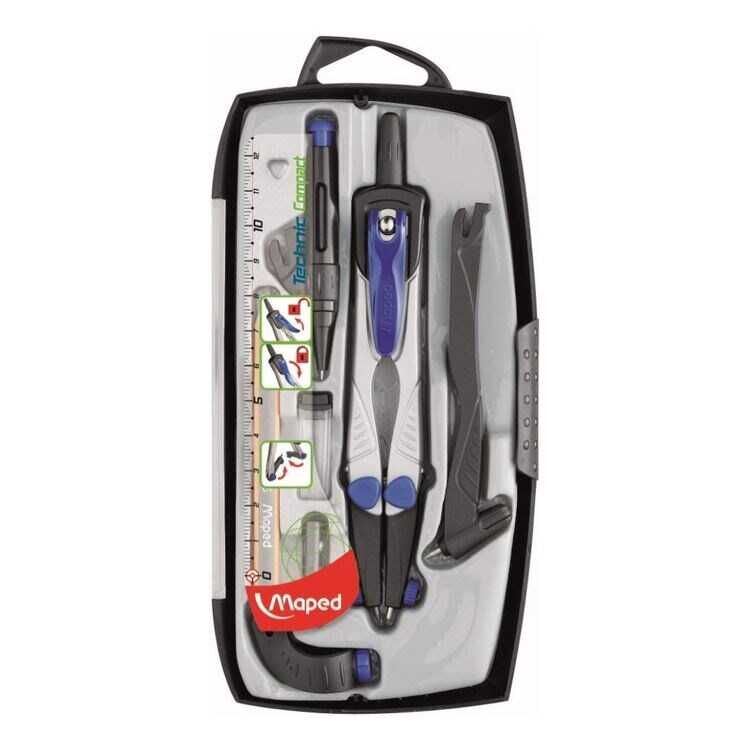 Maped 7'Li Technic Compact Uzatma Ayaklı Pergel Seti 538717