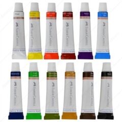 Faber Castell Akrilik Boya 12  Renk 12ml Tüp