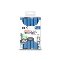 Rich Art-X Sketch Marker Set 12li COAL SERIES - 19313