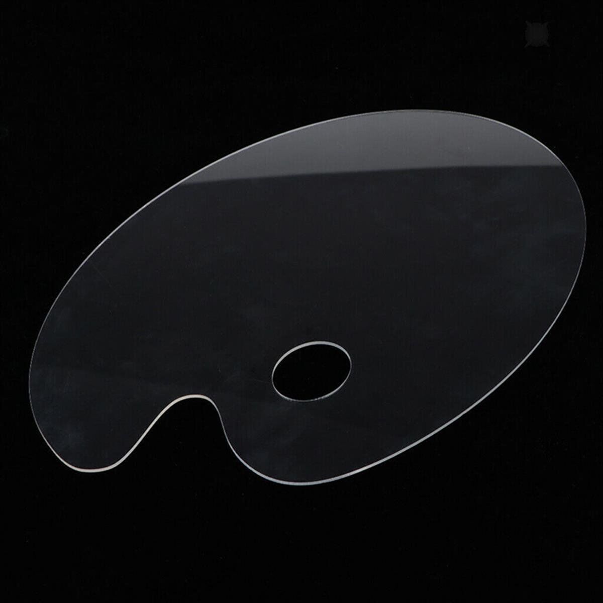 Hatas Godesiz Oval Şeffaf Akrilik Resim Paleti 25 x 35 cm