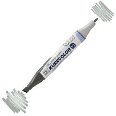 Zig Kurecolor Kc3000 Twin S Marker Kalem 845 Green Gray
