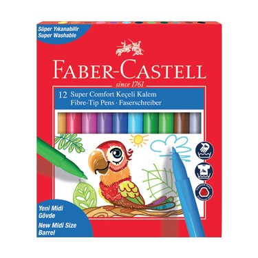 Faber Castell Keçeli Kalem Comfort 12'li