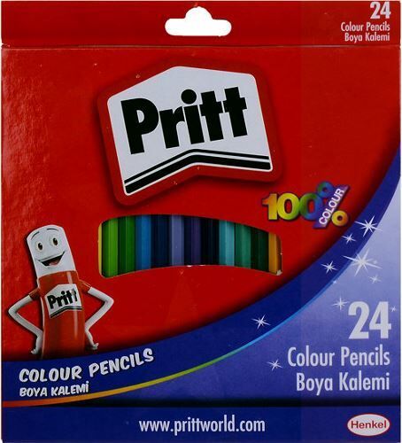 Pritt Boya Kalemi 24 Renk Set Karton Kutu