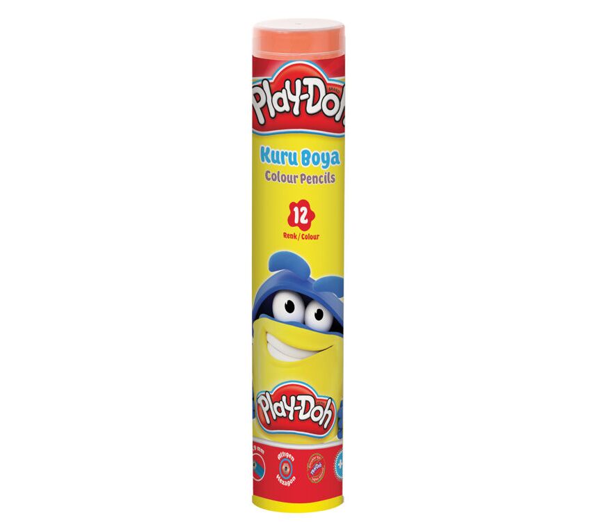 Play-Doh Kuru Boya Metal Tüp 12 Renk
