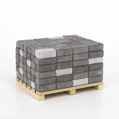 Eshel Çizgili Cephe Tuğlası Gri 1/12 200'lü (Harcı Dahil)