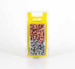 Eshel Kilit Parke Gri-Kırmızı 1/24 500'lü (Harcı Dahil)