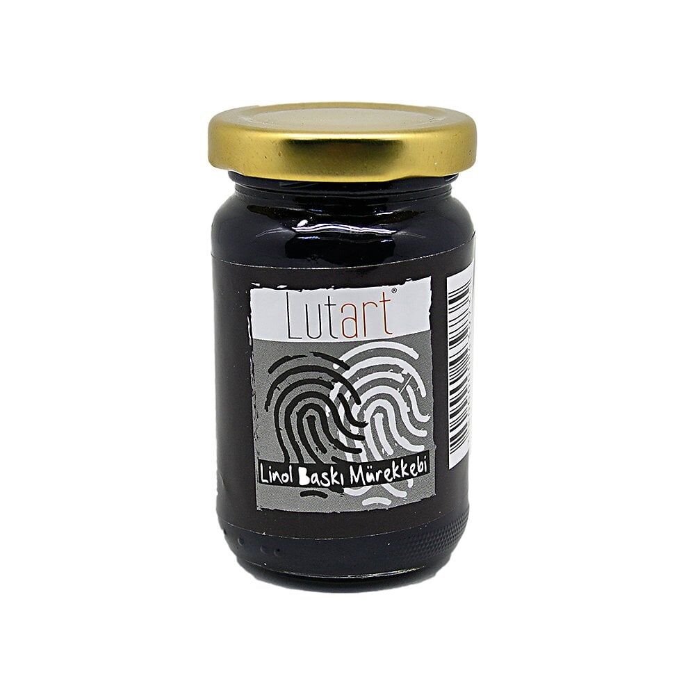 Lutart Linol Baskı Mürekkebi Siyah 100 ml