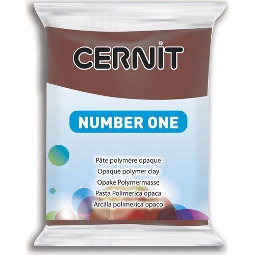 Cernit Number One Polimer Kil 56gr Brown 800