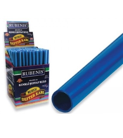 Rubenis Şeffaf Mavi Kap (1 Adet)
